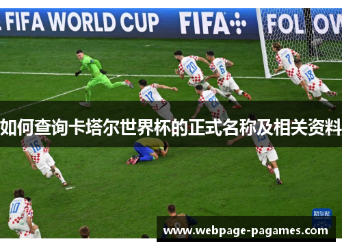 如何查询卡塔尔世界杯的正式名称及相关资料